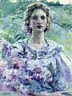 Girl with Flowers by Robert Reid